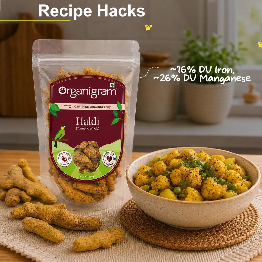 Organic Haldi Sabut/Turmeric Whole - Image 6