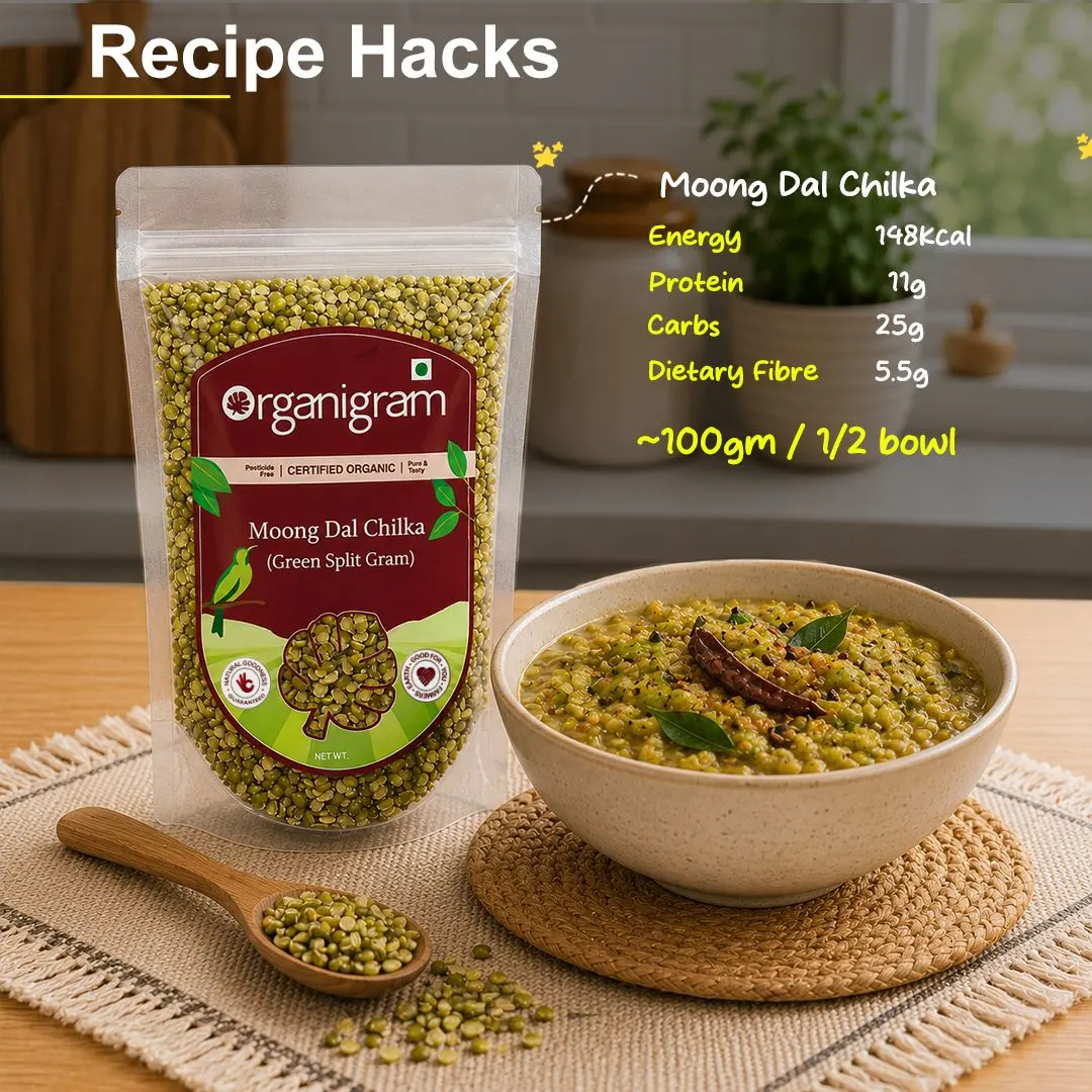 Organic Moong Dal Chilka/Green Split Gram - Image 6