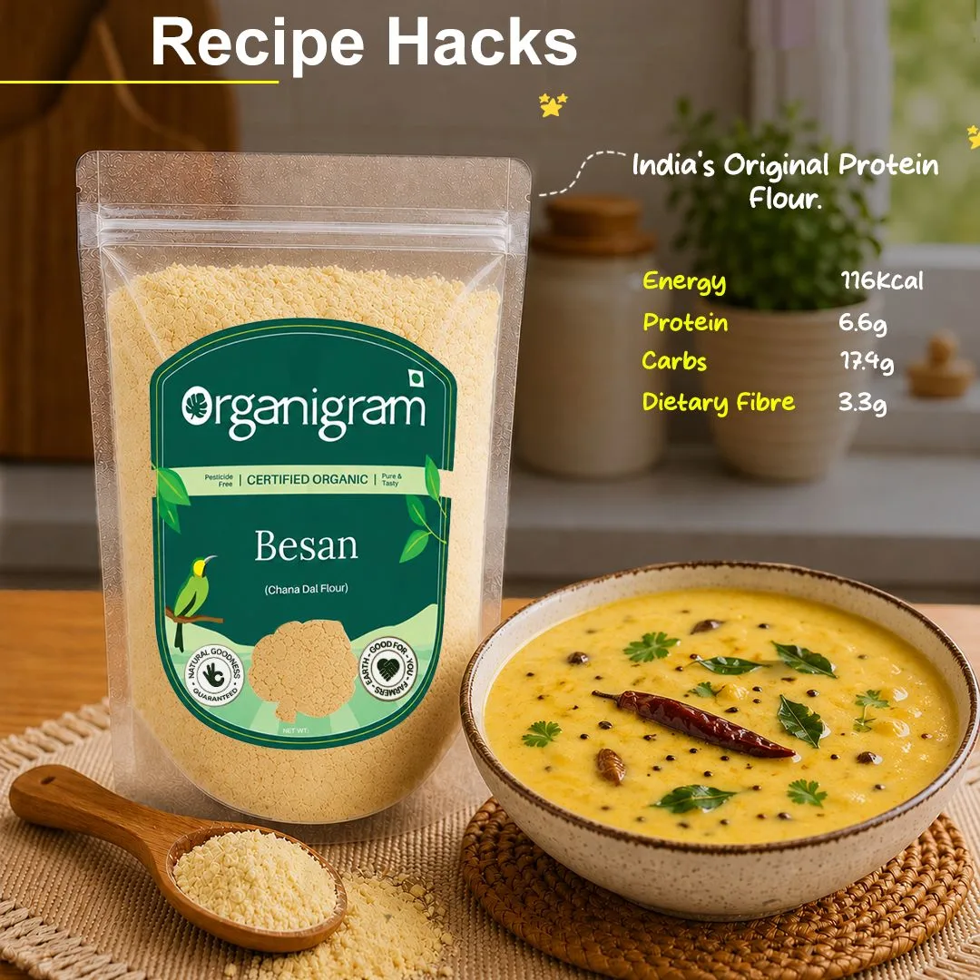 Organic Besan/Split Bengal Gram Flour - Image 6