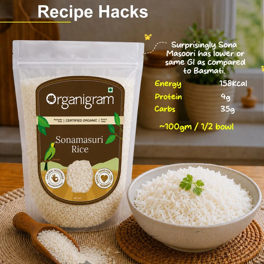 Organic Basmati Sonamasoori - Image 6