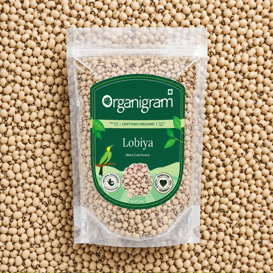 Organic Lobiya/Black-Eyed Beans