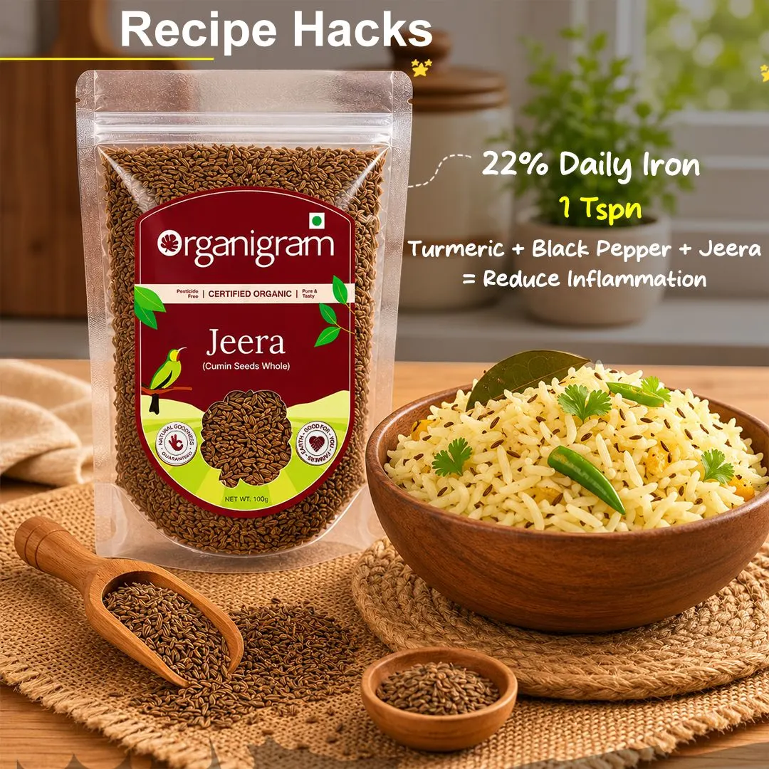 Organic Jeera/Cumin Seeds Whole - Image 6
