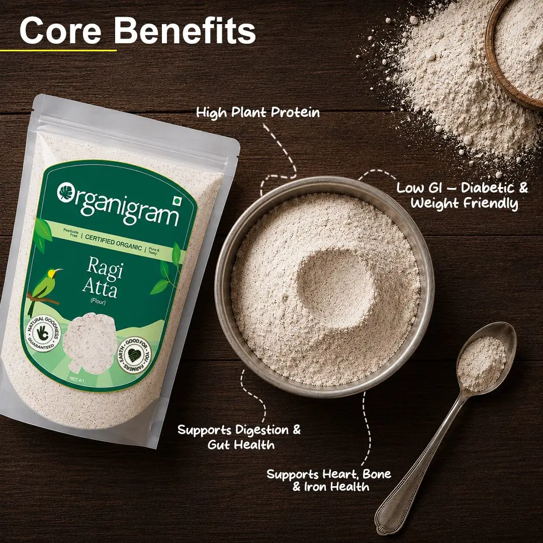 Organic Ragi Atta/Finger Millet Flour - Image 2