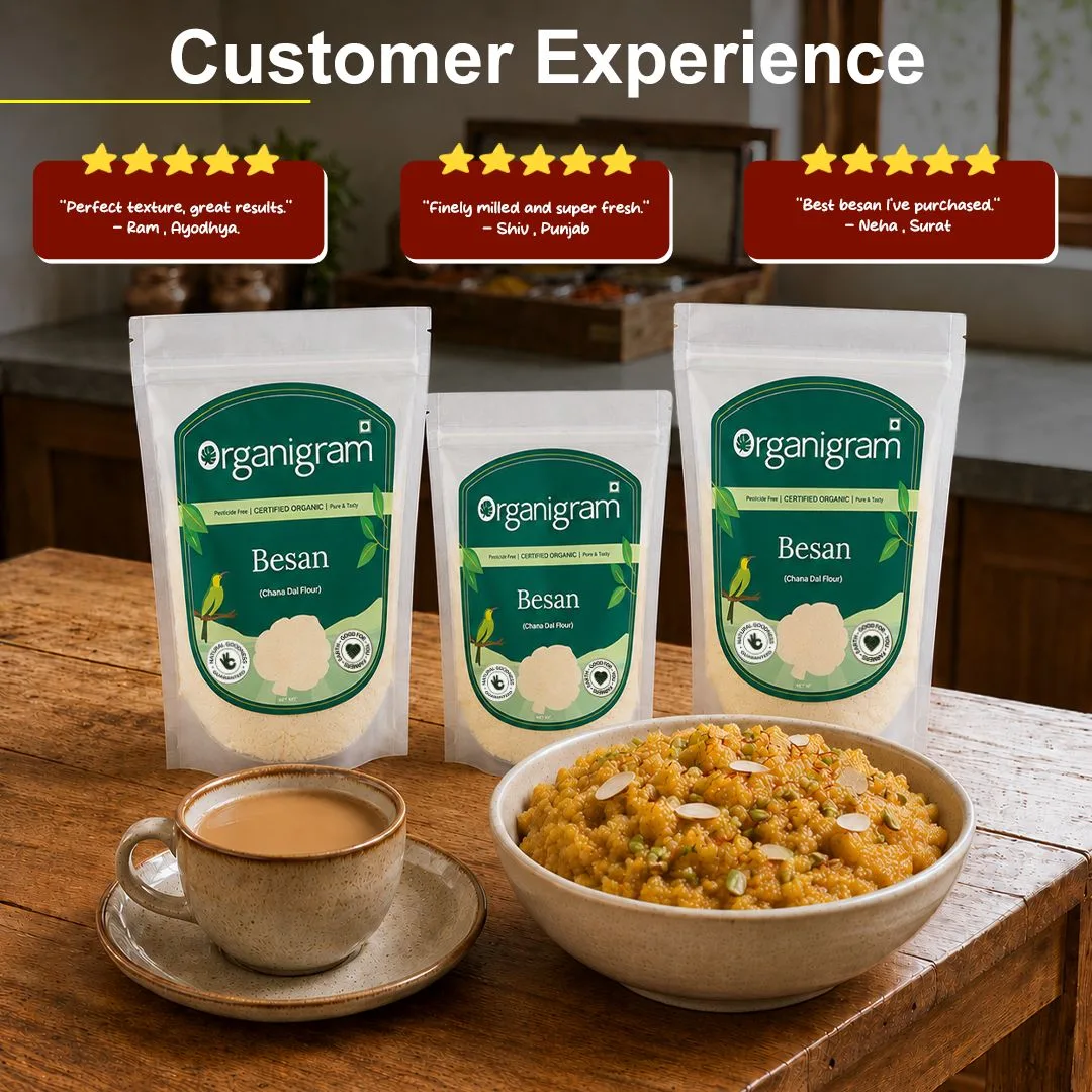 Organic Besan/Split Bengal Gram Flour - Image 5