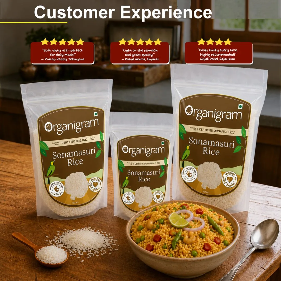 Organic Basmati Sonamasoori - Image 5