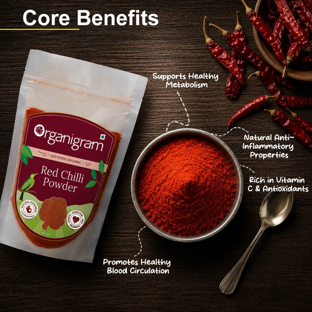 Organic Lal Mirch Powder/Dried Red Chilli Powder - Image 2