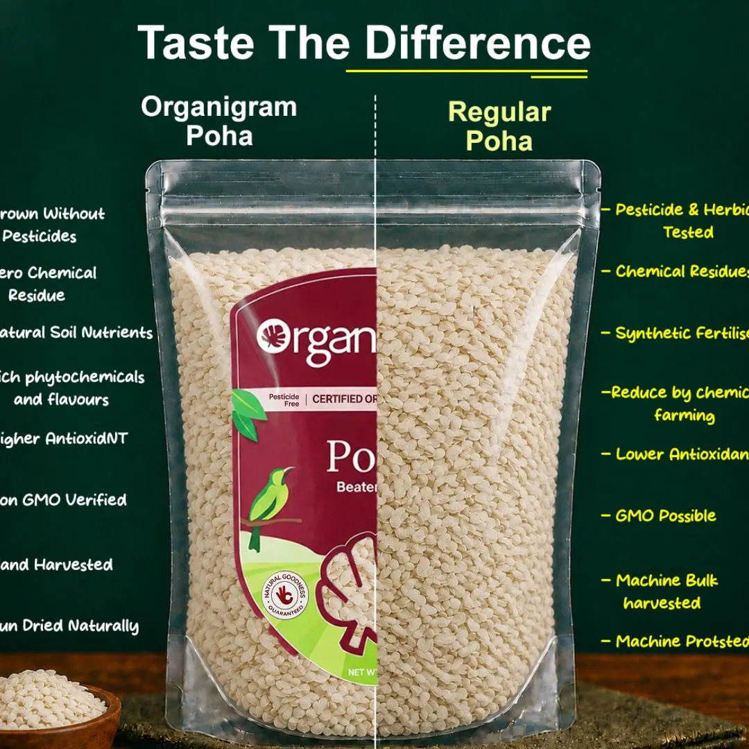Organic Poha/Beaten Rice (White) - Image 3