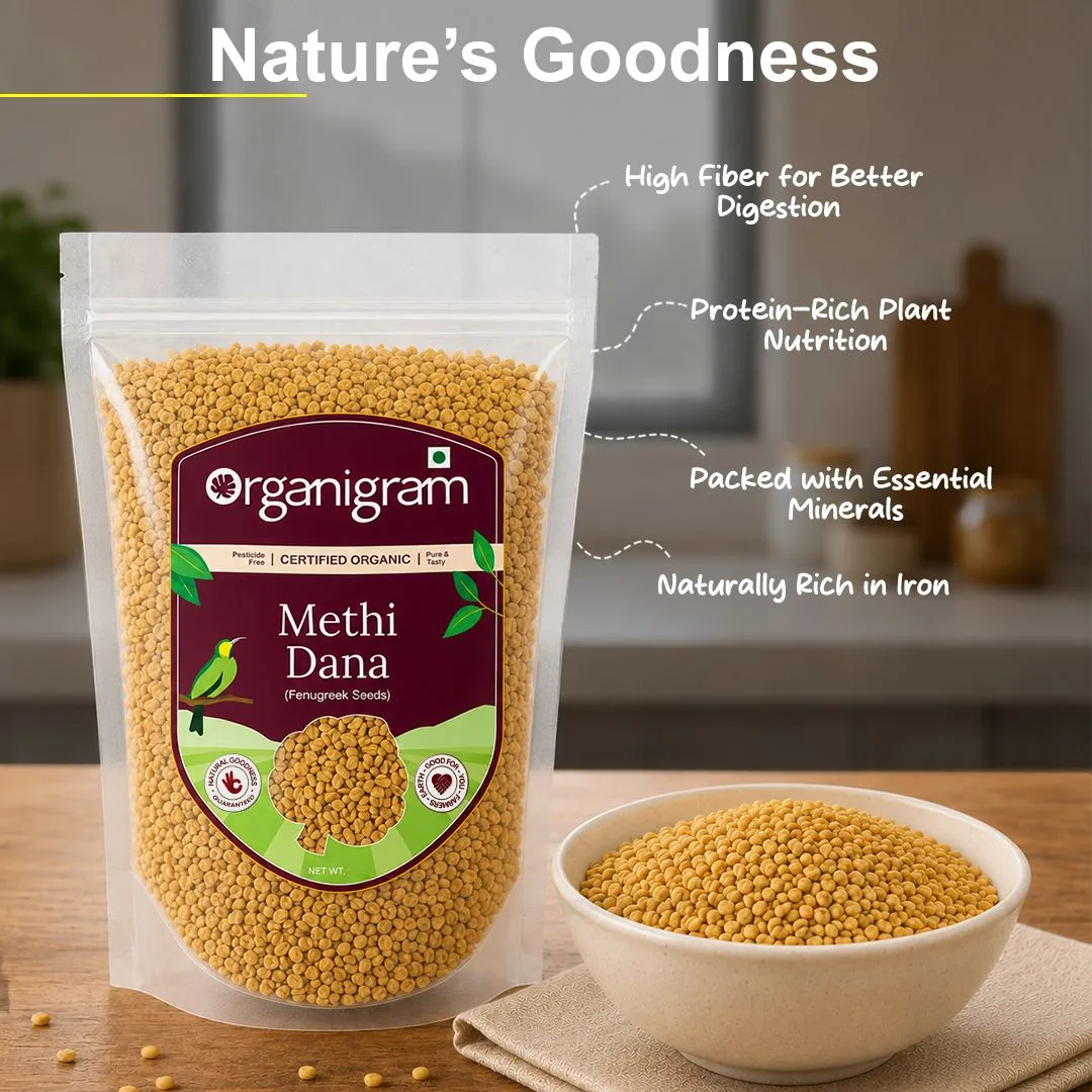 Organic Methi Dana/Fenugreek Seeds - Image 4