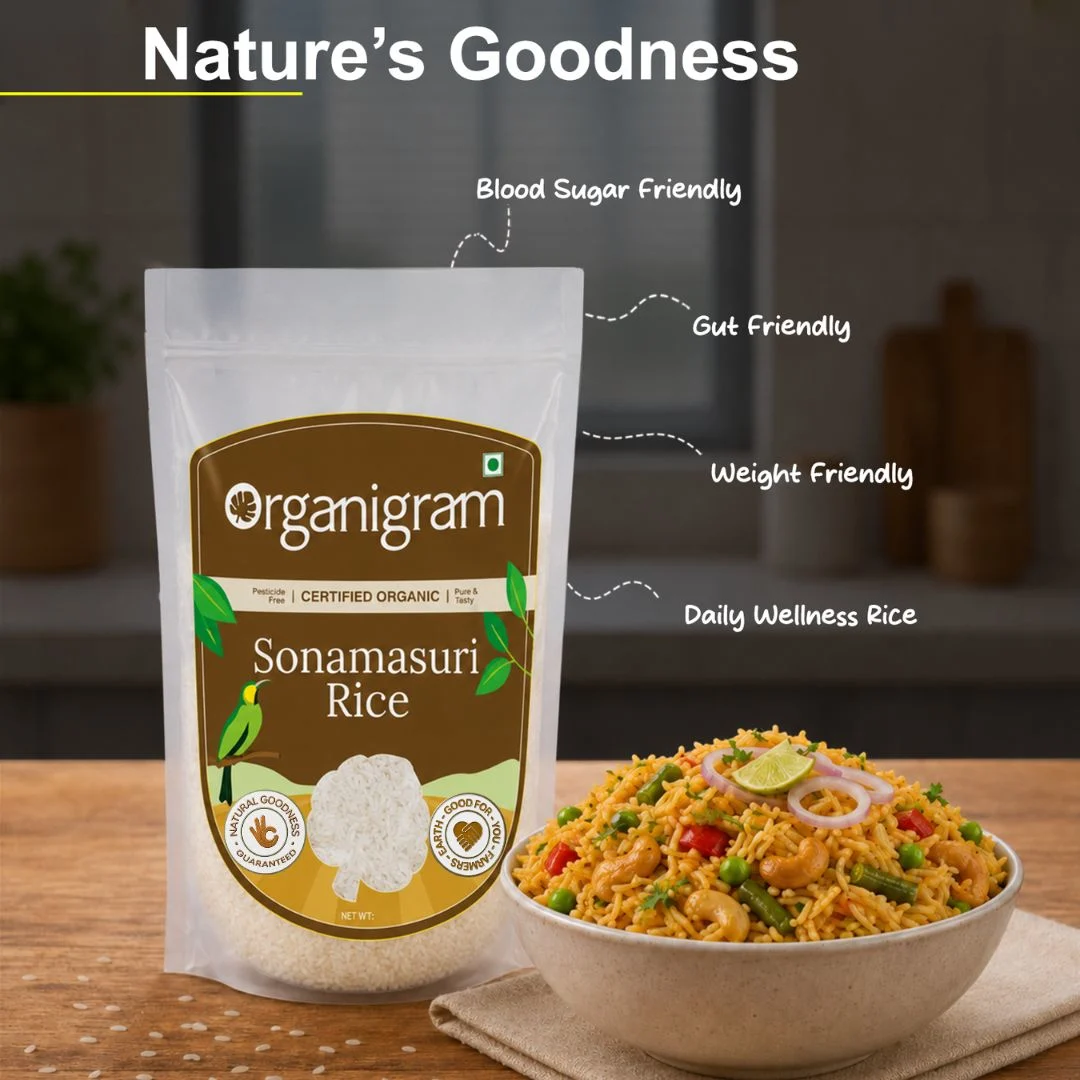 Organic Basmati Sonamasoori - Image 4