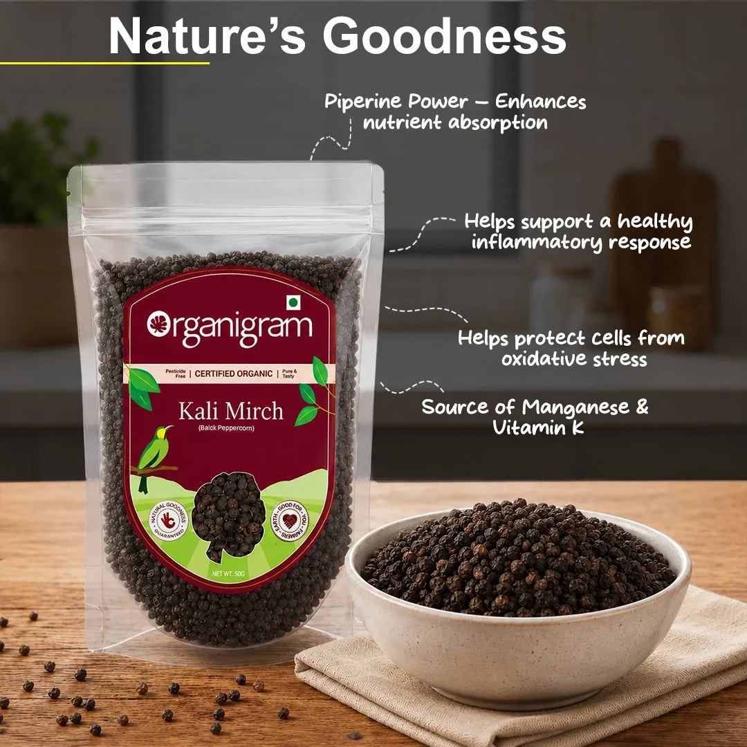 Organic Kali Mirch Sabut/Black Pepper - Image 4