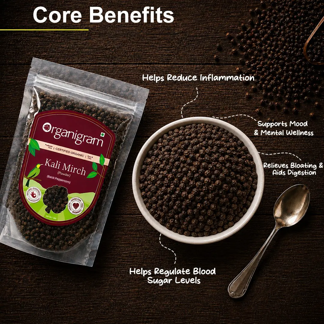 Organic Kali Mirch Sabut/Black Pepper - Image 2