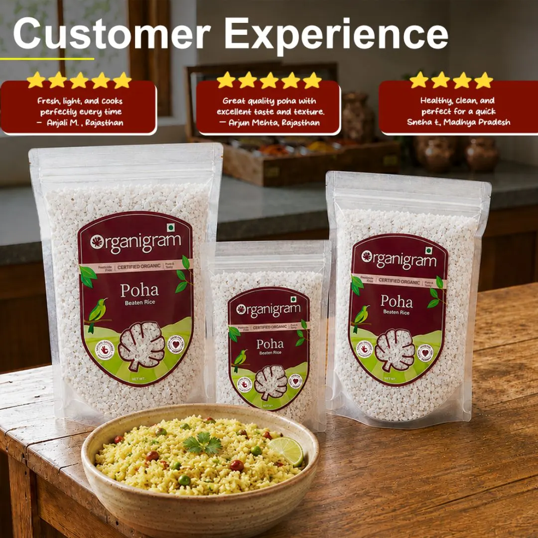 Organic Poha/Beaten Rice (White) - Image 5