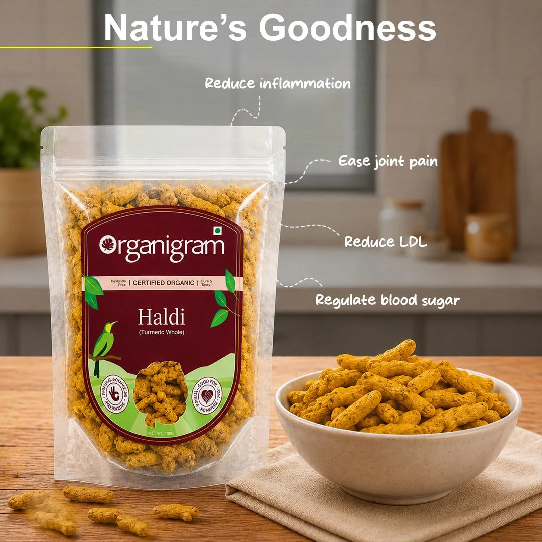 Organic Haldi Sabut/Turmeric Whole - Image 4
