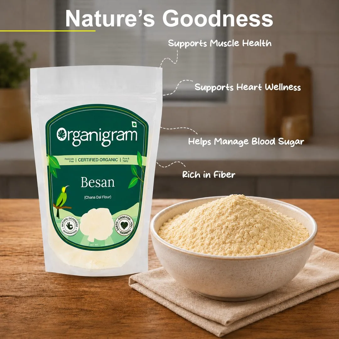 Organic Besan/Split Bengal Gram Flour - Image 4