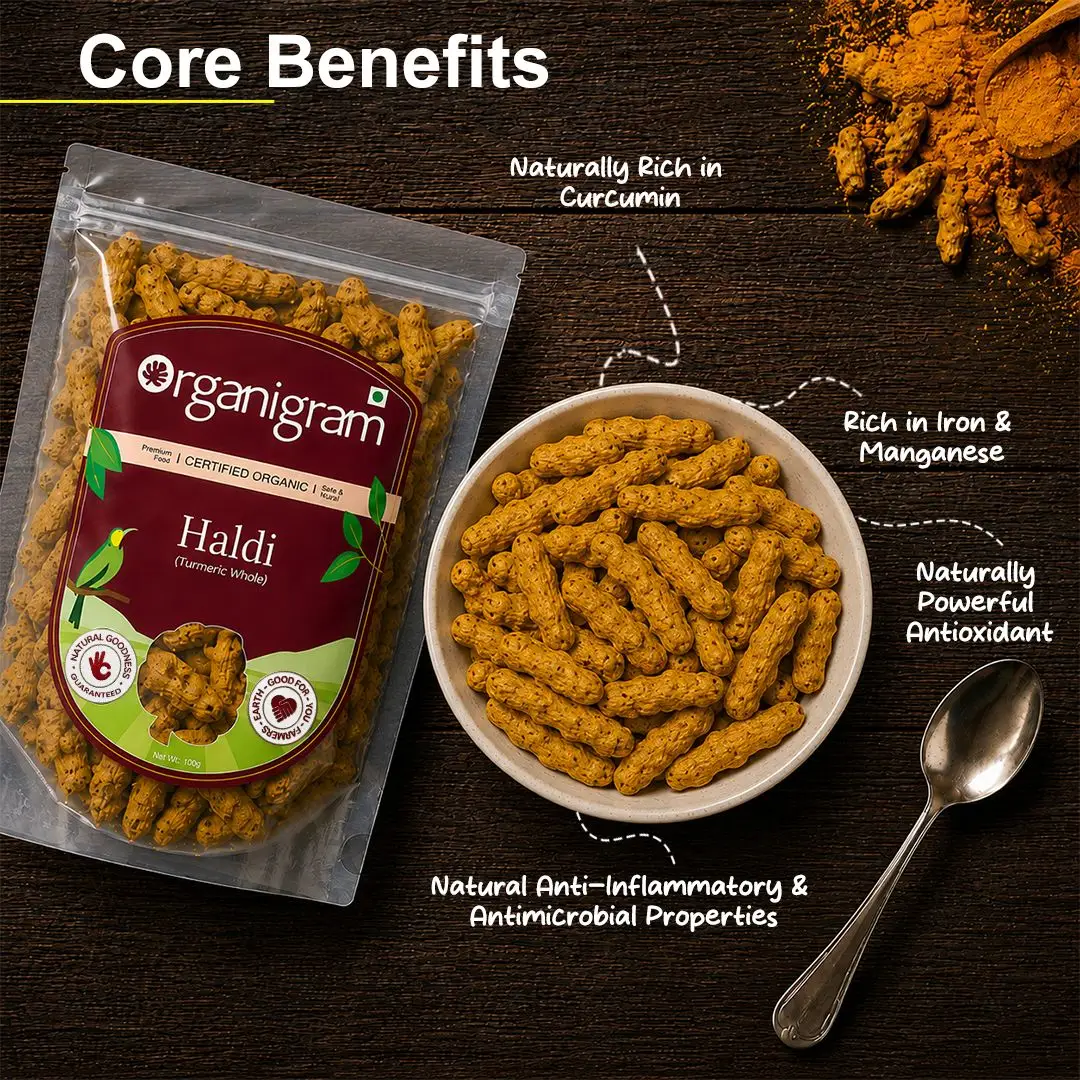 Organic Haldi Sabut/Turmeric Whole - Image 2