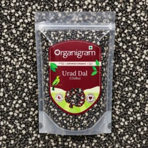 Organic Urad Dal (Chilka)/Black Gram Split (With Skin) - 500gm