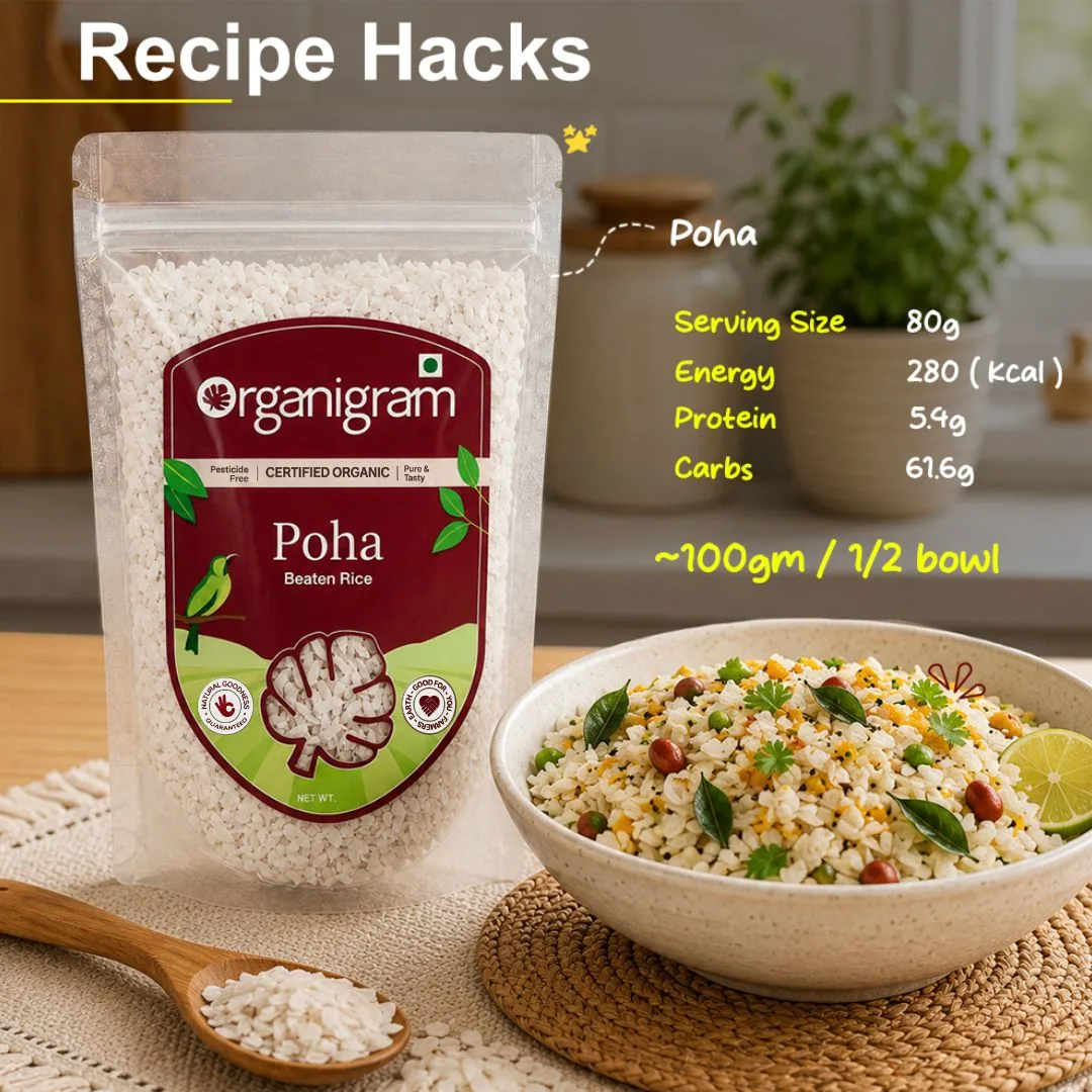 Organic Poha/Beaten Rice (White) - Image 6