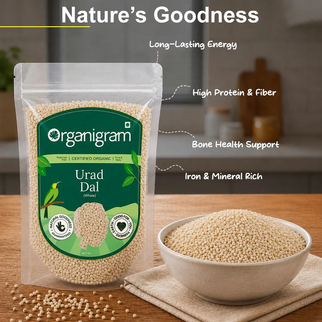 Organic Urad Gota/Urad White Gram Whole - Image 4