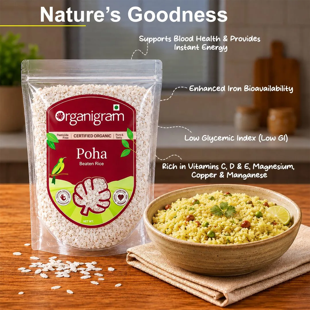 Organic Poha/Beaten Rice (White) - Image 4