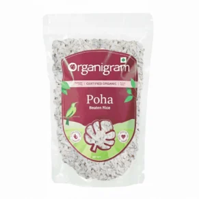 Organic Poha/Beaten Rice (White) - 500gm